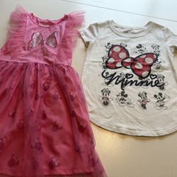 Girls Size 7/8 Dress & Shirt, Flaw On Dress See Pics. Both For $8