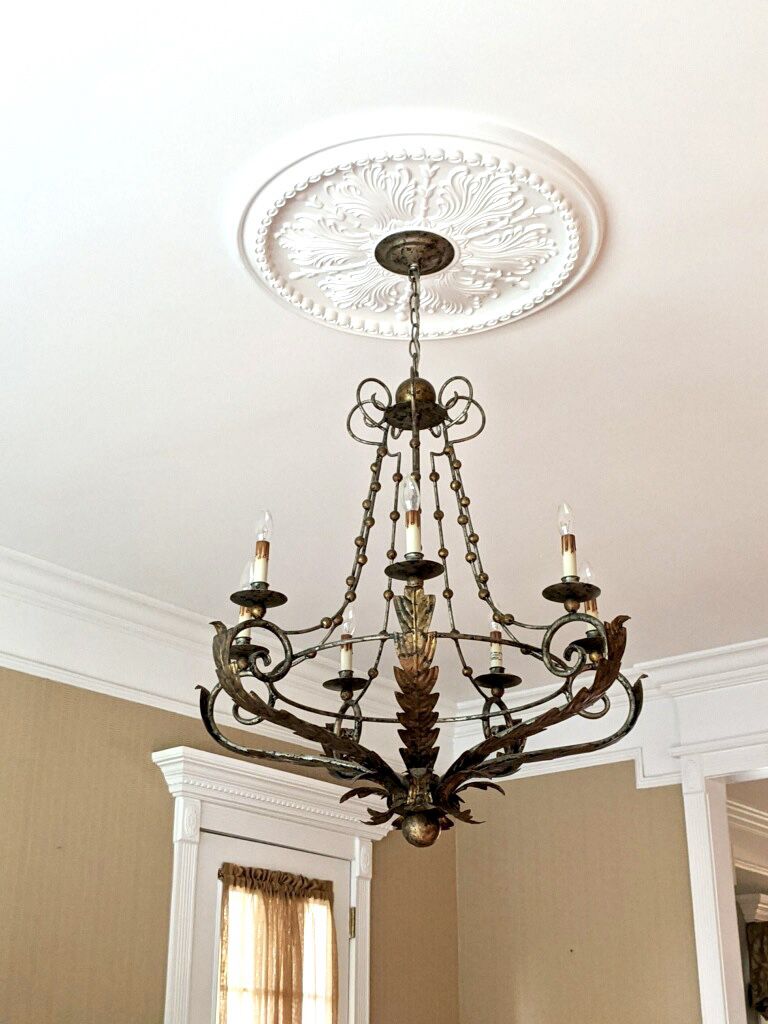 Vintage bronze chandelier $150 OBO