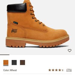 Timberlands Pro Work Boots 6 Inch, Steel Toe 