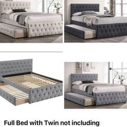 Full Bed With Twin Not Including Mattress 