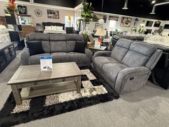 2 PC RECLINER SOFA AND LOVESEAT