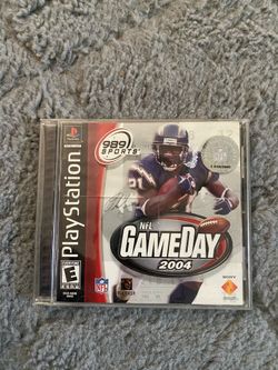 NFL GameDay 2004 PlayStation 1 Game