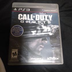 Vintage PlayStation 3 Call Of Duty Ghosts Game