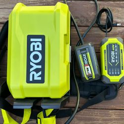 Ryobi 40V Backpack Battery Power Supply Extender and Charger (Tool Only- Batteries NOT Included)