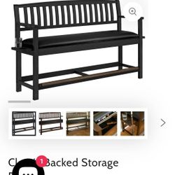 Legacy Classic Backed Storage Bench