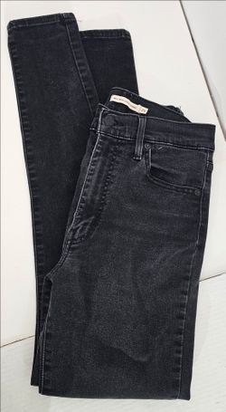 Levi's Premium Mile High Super Skinny Black Jeans Size 29 (Ultra High Rise)
