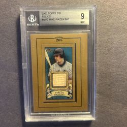 2003 Topps 205 #MP2 Mike Piazza GU Bat Relic. Negotiable