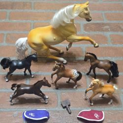 Grand Champion Vintage Horse And Foals Rare Appaloosa 