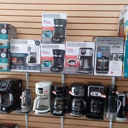 All Sizes Coffee Makers In Box. Wholesale AVAILABLE