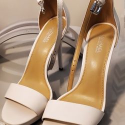 Michael Kors Hutton Leather Platform Heels
