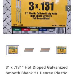 Framing Nails Full Boxes 3 X .131