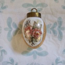 #Vintage #Xmas Ornament with Gold Inlay 