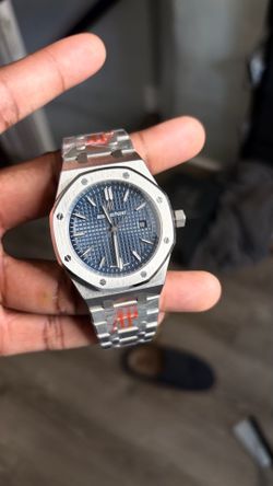 Audemars Piguet Royal Oak 41mm Blue Dial Stainless Steel Bracelet Men's Watch