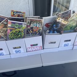 6 Short Boxes Of Comic Books