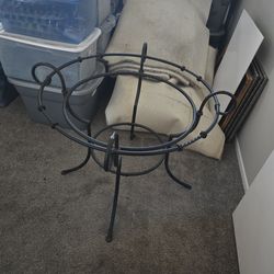 Glass Top Kitchen Area Table W/ 3 Chairs