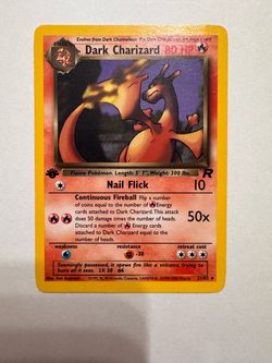 First Edition Dark Charizard non-holo #21/82