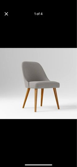 West Elm set of 4 chairs