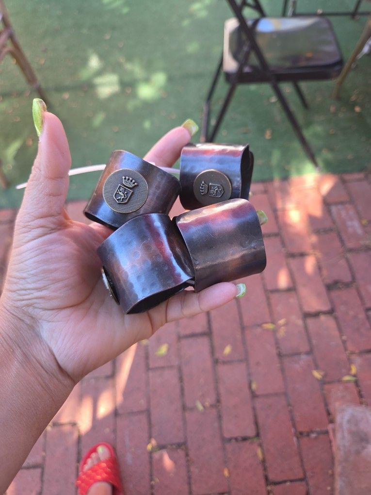 Cupper Napkin Rings 