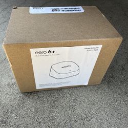 Eero Wi Fi Gigabyte 6+ Mesh Router (NEW)