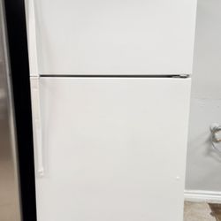 Whirlpool white 2-door refrigerator, pre-owned, excellent condition  