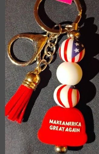 Red White And Blue Keychains 