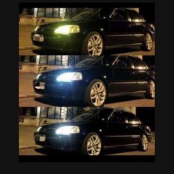 LED Headlight Or Fog Upgrade Super Bright Hyper White ,Luces Blanco Azul H3 H1 Hb4 9005 H11,5k,6k