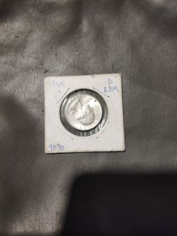 1964 D  silv quarter 