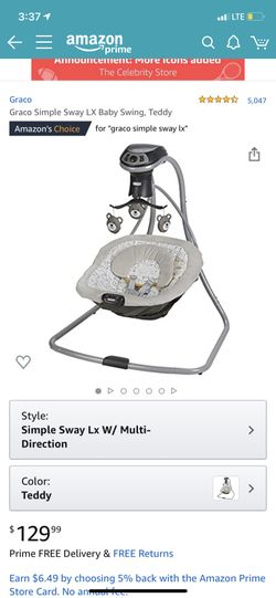 Graco Simple Sway Baby Swing