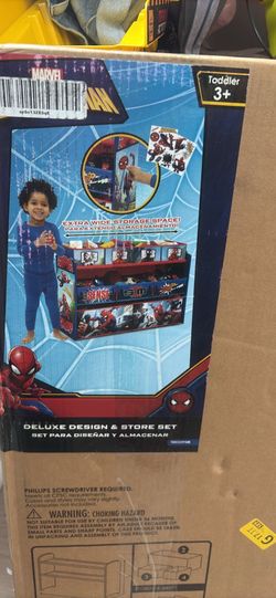 Spider-Man toy storage