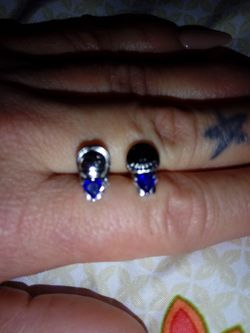 Nightmare Before Christmas Real Silver Earrings