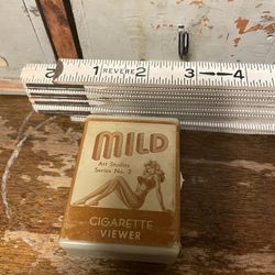 Vintage Rare Cigarette Risque Art Photo Viewer 