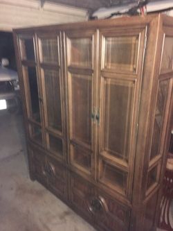 China Hutch 60" long 72" tall 16" deep