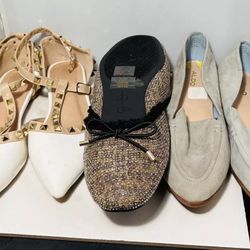 Size 9 SHOE LOT - Loafers , Flats 