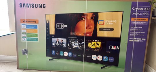 Samsung 85” Crystal UHD Smart TV – Brand New / Factory Sealed