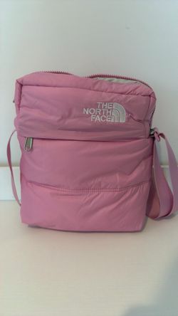 Pink north face crossbody