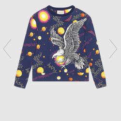 GUCCI - Space Eagle Long Sleeve Shirt