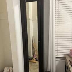 Wall Mounted Shelving With Mirror - 7ft 