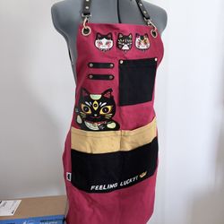 Lucky Cat Apron