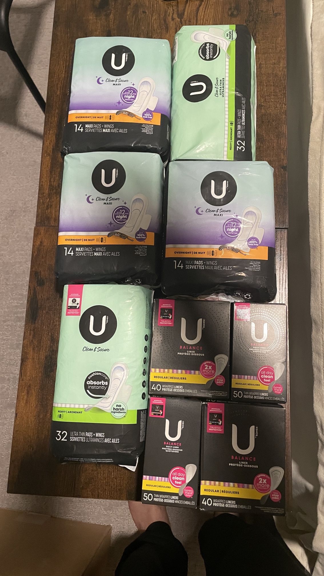UKotex Overnight Pads /liners Bundle $32