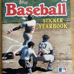 1984 Topps Baseball Sticker Yearbook