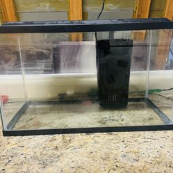 Fish Tank w/ Aquarium Filter Included 