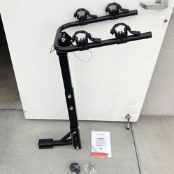 New in box $55 Tilt Folding 2-Bike Mount Rack Bicycle Carrier for 1-1/4” and 2” Hitch Cars 70lbs Capacity 