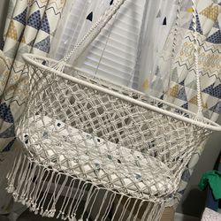 Organic Cradle Hanging Hammock Portable Hanging Baby Crib Cot Cradle Bed