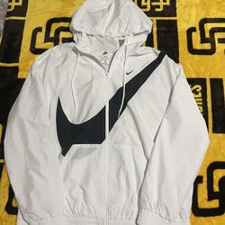 White Nike Windbreaker 