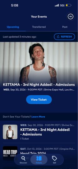 Kettama tickets sep 30
