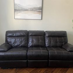 Leather Recliner 