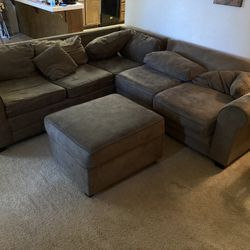 Couch + Reversible Ottoman + Chair