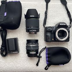 Pentax K3 - Camera, Lenses, Battery, Bags Backpack 