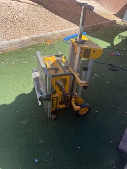DeWalt table saw with stand