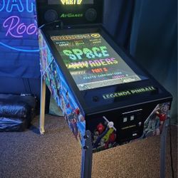 Retro Legends Virtual Pinball Machine With Over 750 Tables and Vertical Arcade Games 